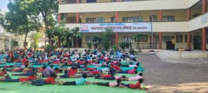 बालमोहन विद्यालयात आंतरराष्ट्रीय योग दिन उत्साहात साजरा