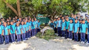 ओझोन दिनानिमित्त इको क्लबचा स्वच्छता उपक्रम; “माझा परिसर, स्वच्छ परिसर” अभियानातून स्वामी समर्थ चौक परिसराची स्वच्छता