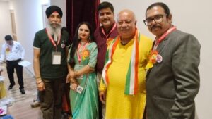 राष्ट्रीय अधिवेशन व सन्मान सोहळ्यात PCWJ कडून पत्रकारांचा गौरव